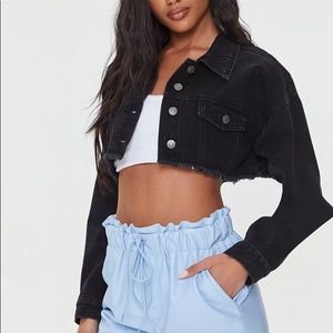 Forever 21 cropped denim jacket